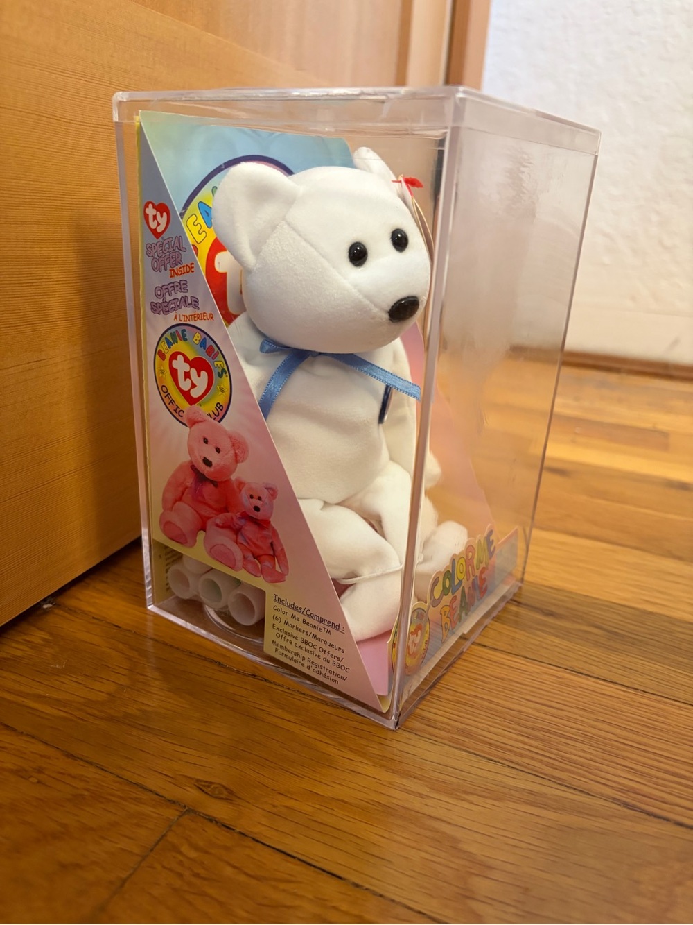 Ty Color Me Beanie bear new in box